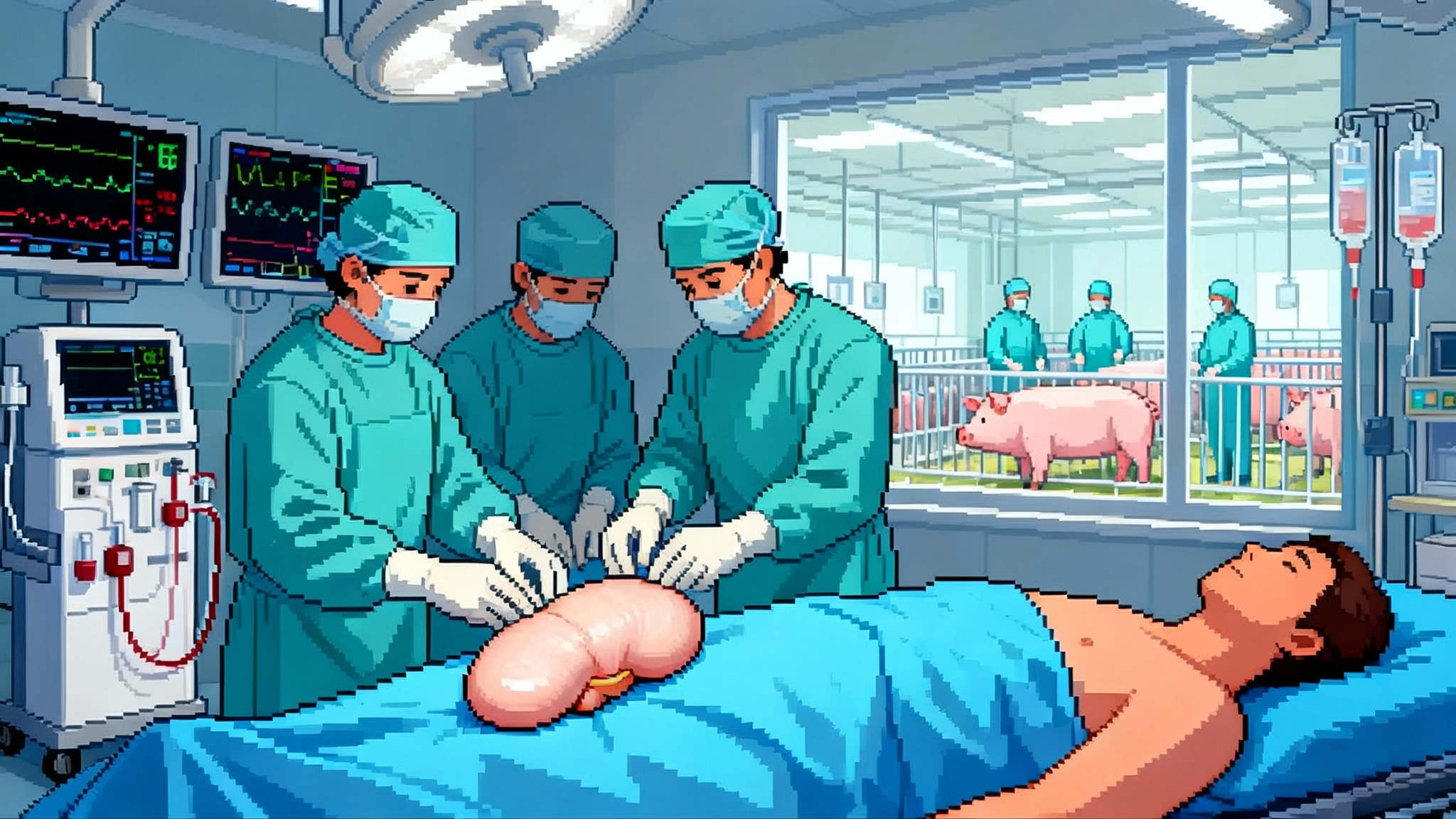 Pig kidneys in humans: the new longevity frontier