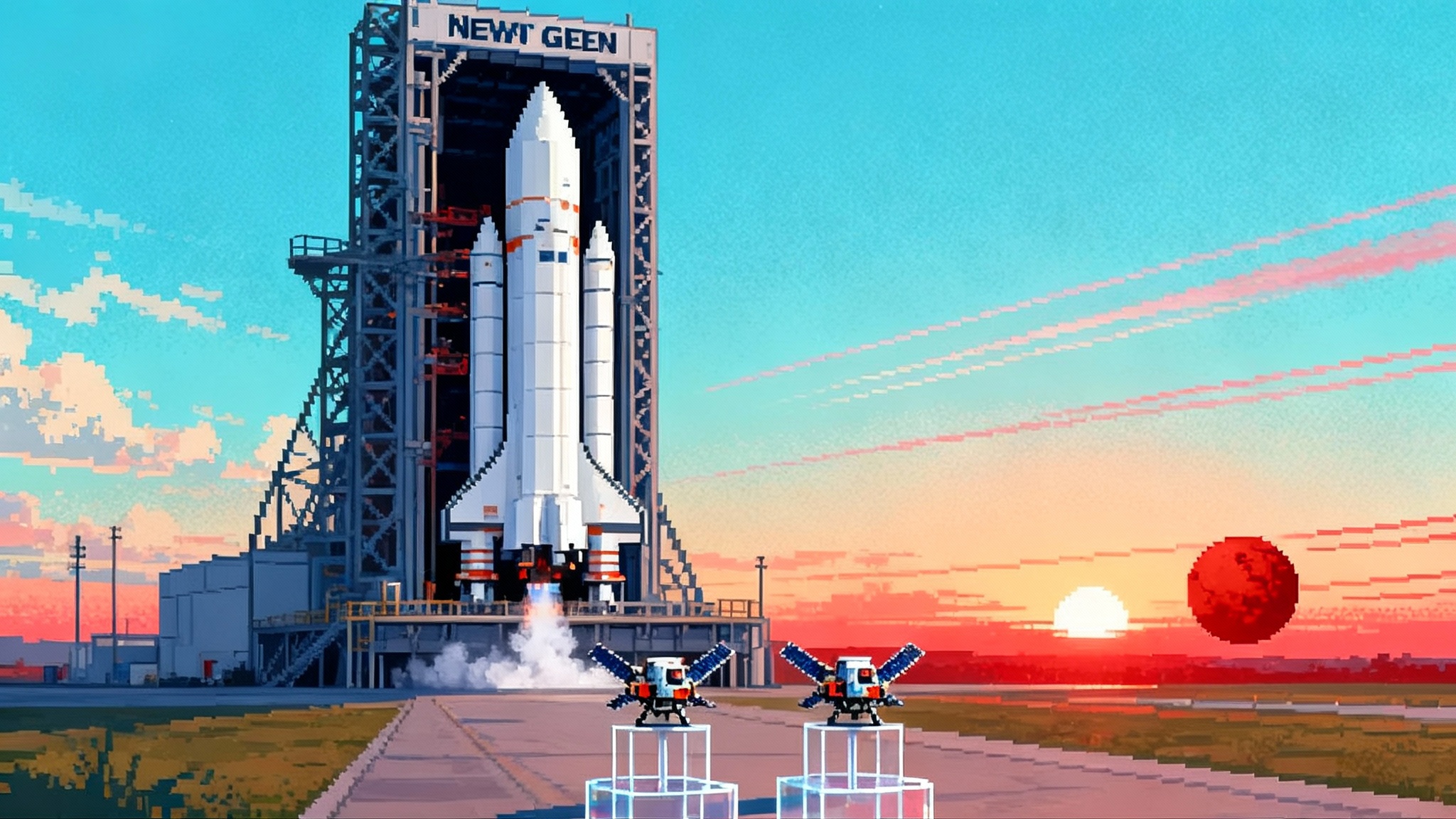 Two Mars probes, one big moment for New Glenn and NASA