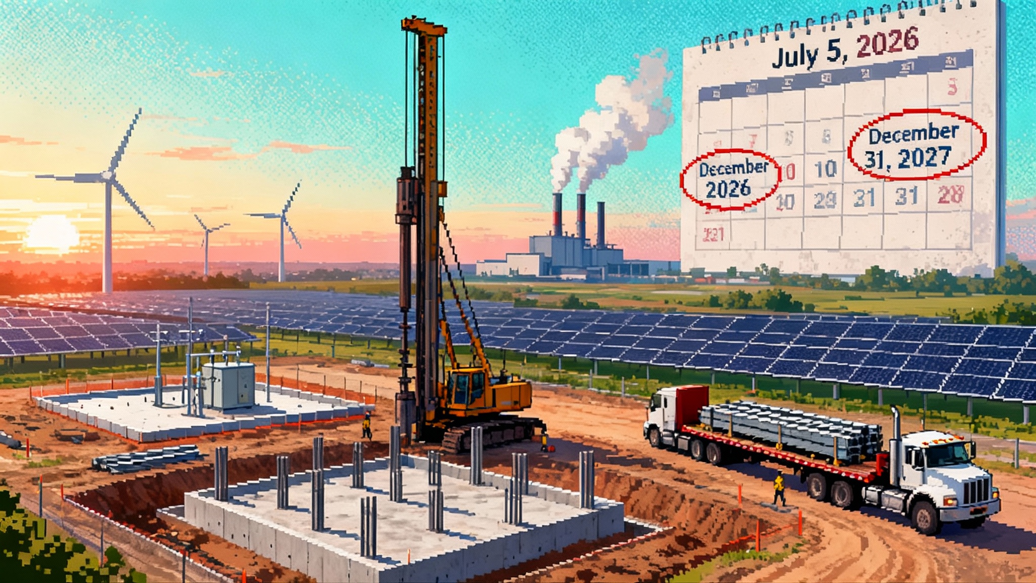 The 45Y/48E Crunch Resets U.S. Wind and Solar