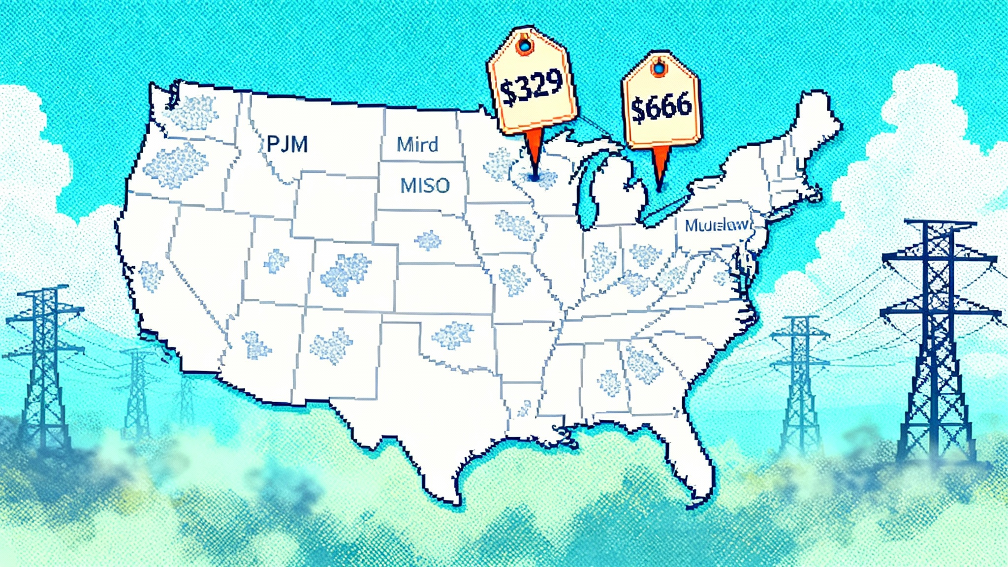 Capacity price shock: PJM hits the cap, MISO's summer soars