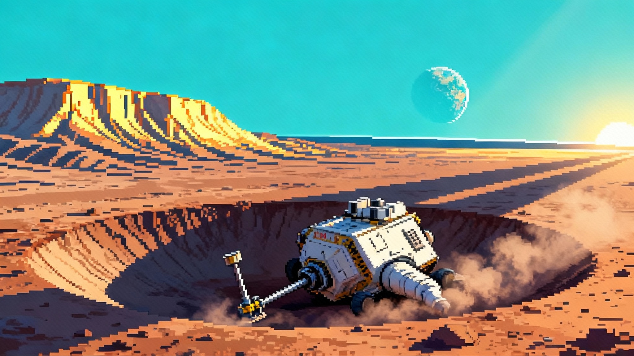 Athena's 12 Hours Sideways Reset Lunar Surface Logistics