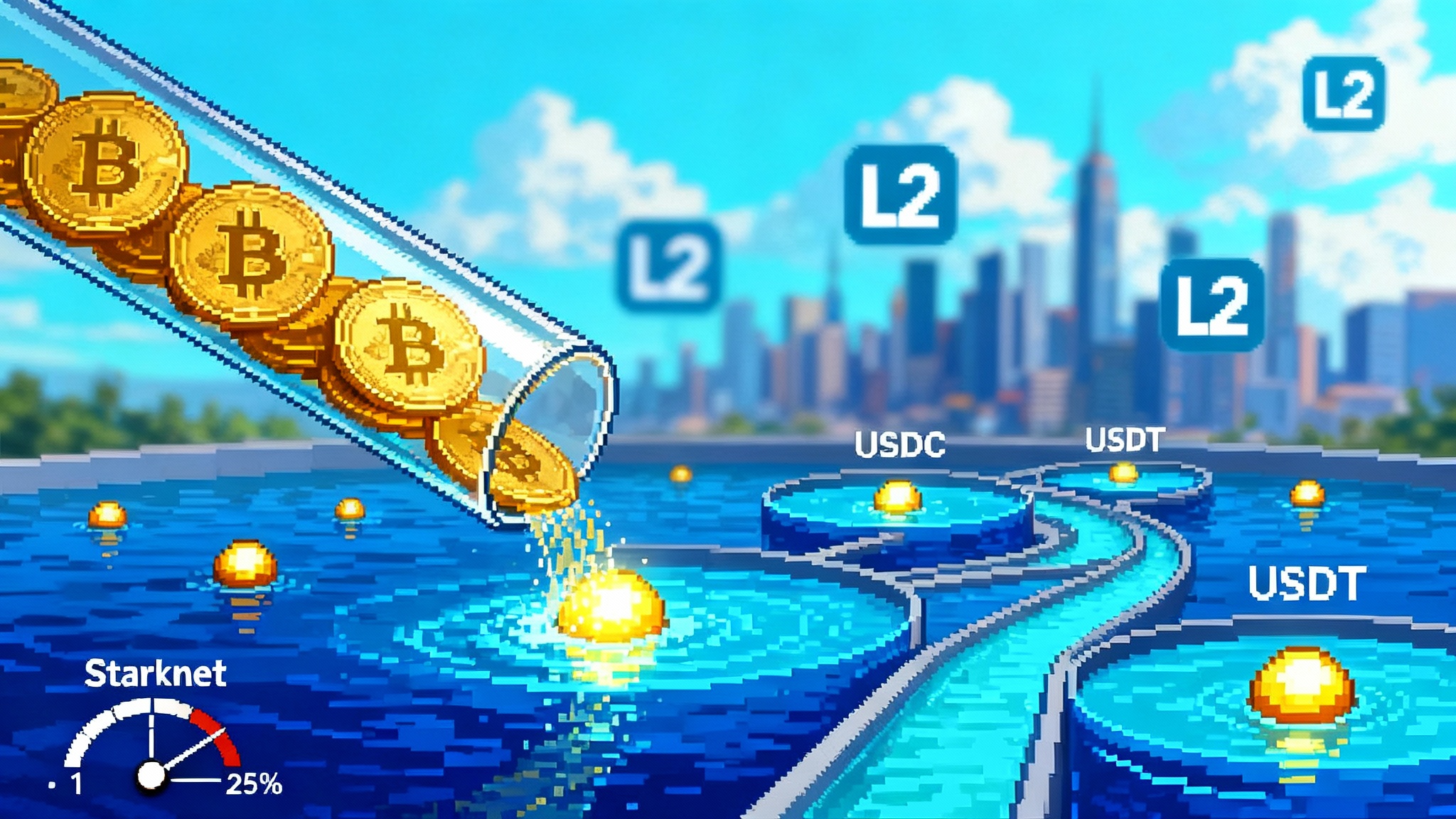 BTCFi lands on Starknet: trustless BTC staking, 100M STRK