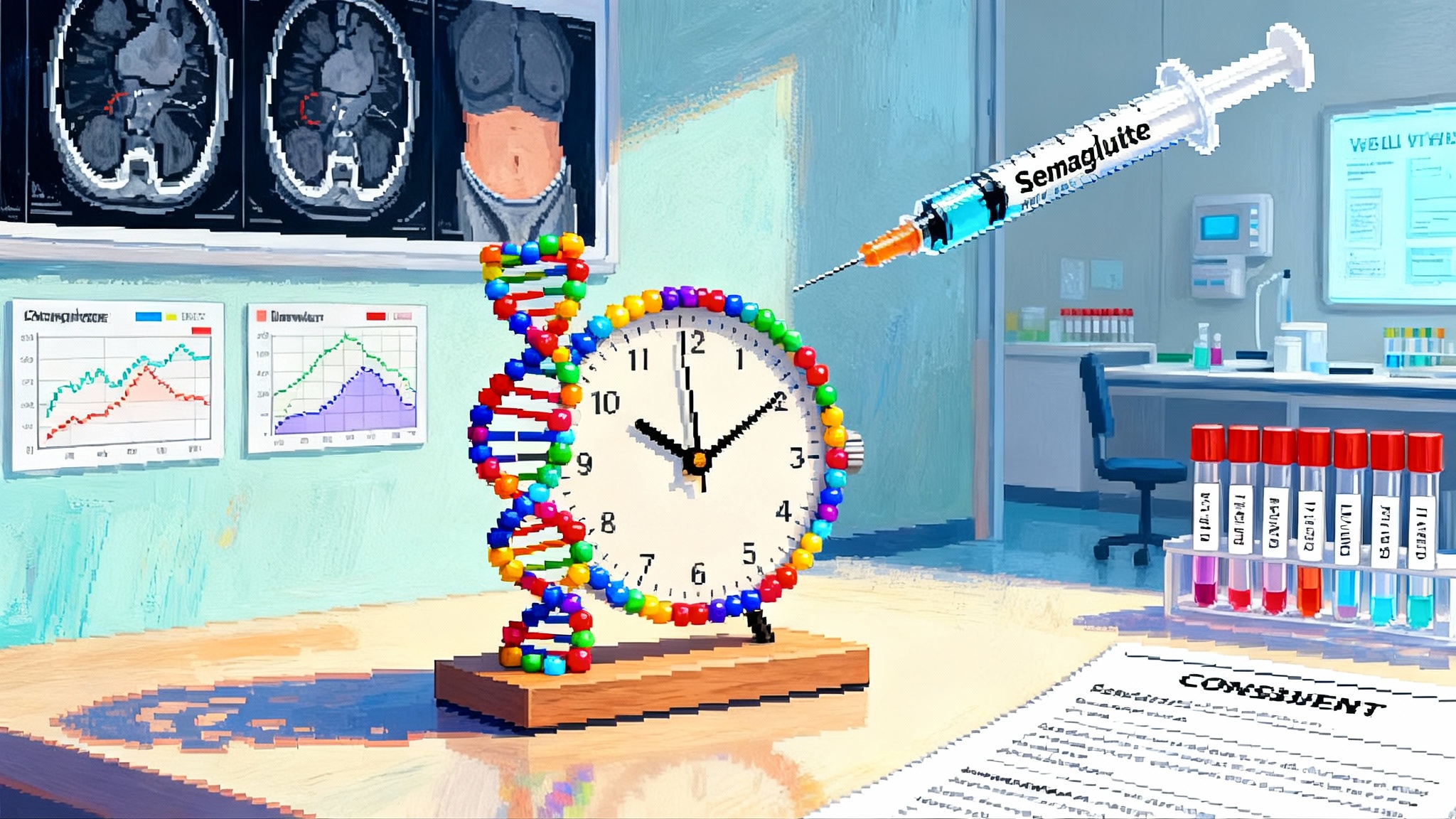 Semaglutide’s 2025 Clock Signal and the Gerotherapy Question
