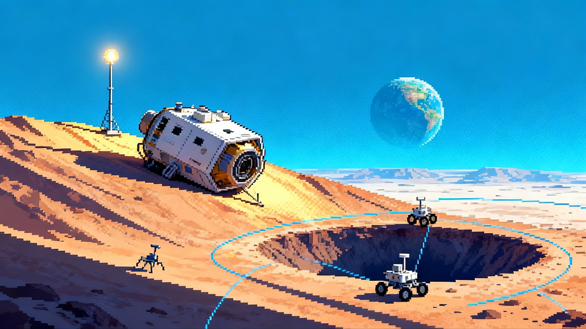The Moon’s First LTE Switch-On Starts a Space Internet