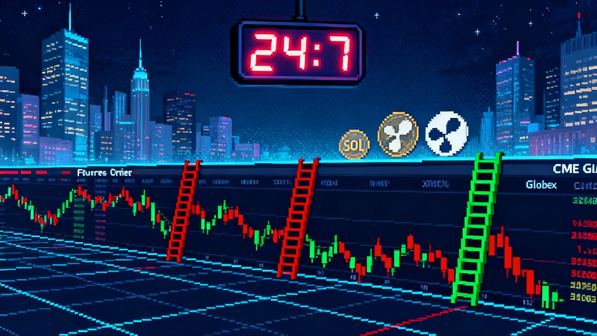 CME goes crypto native with 24/7 access and SOL XRP options