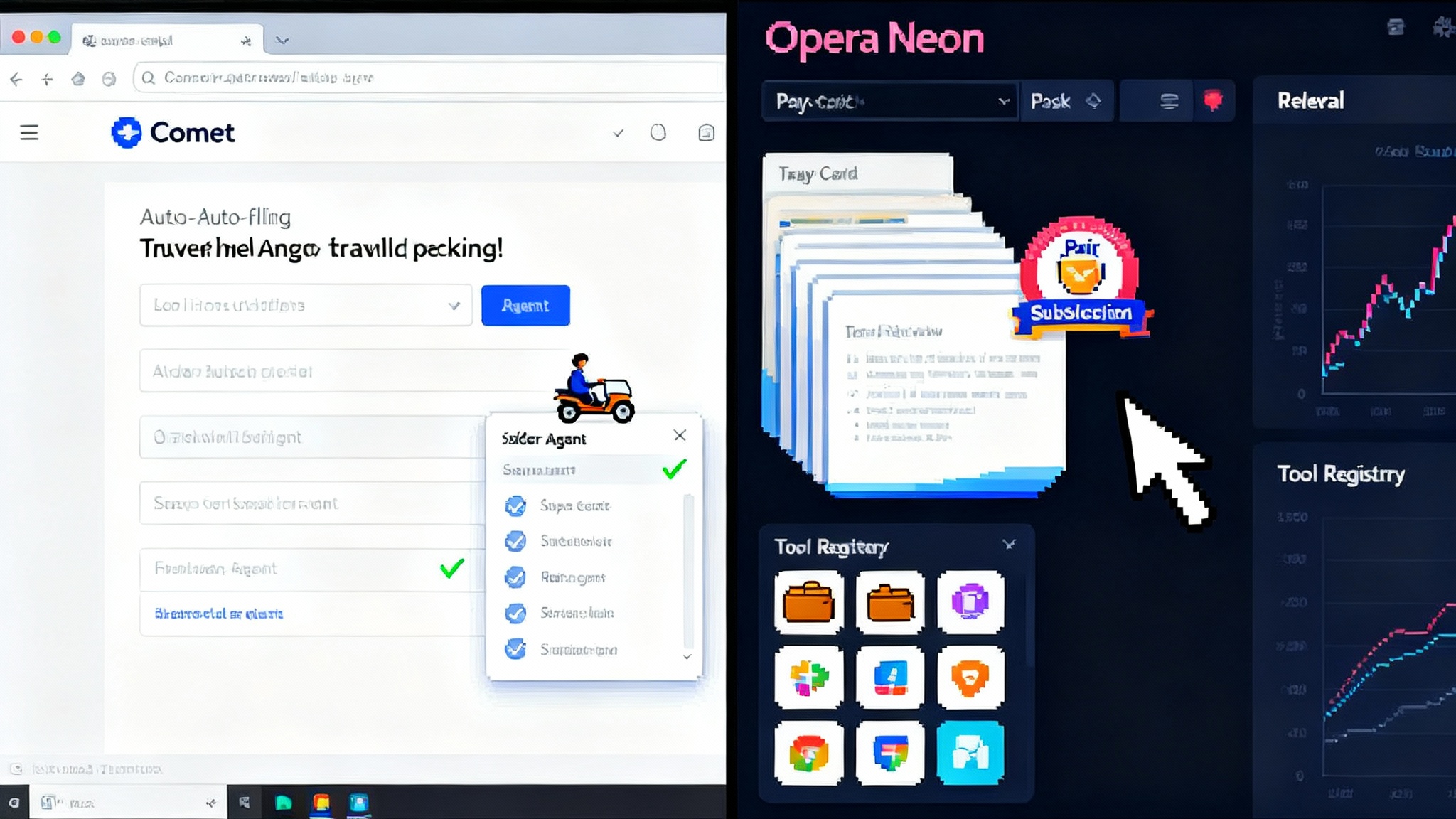 Agentic browsers shift power: Comet goes free, Neon charges