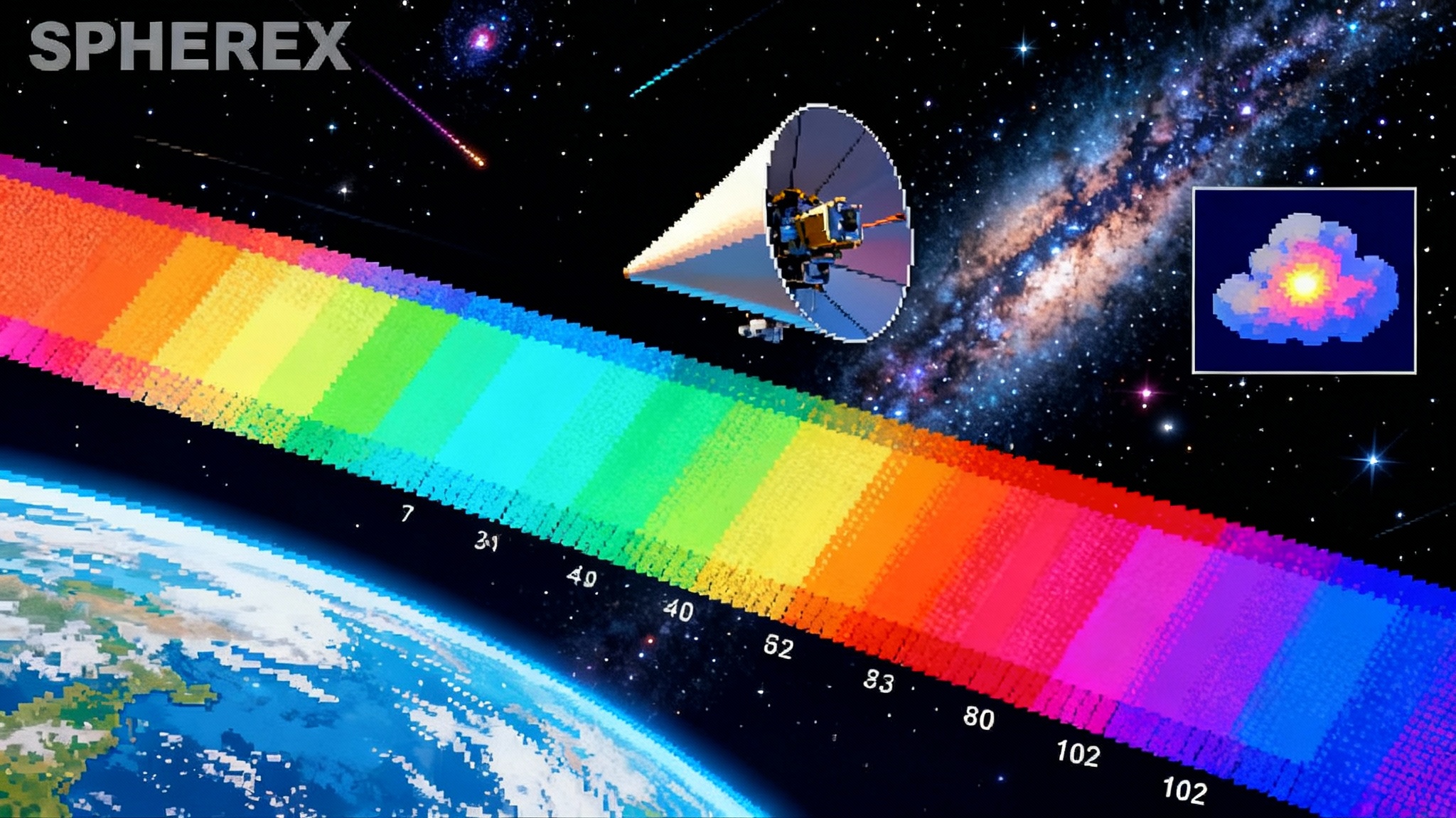 SPHEREx Is Live: Inside NASA’s 102-color Map of the Sky