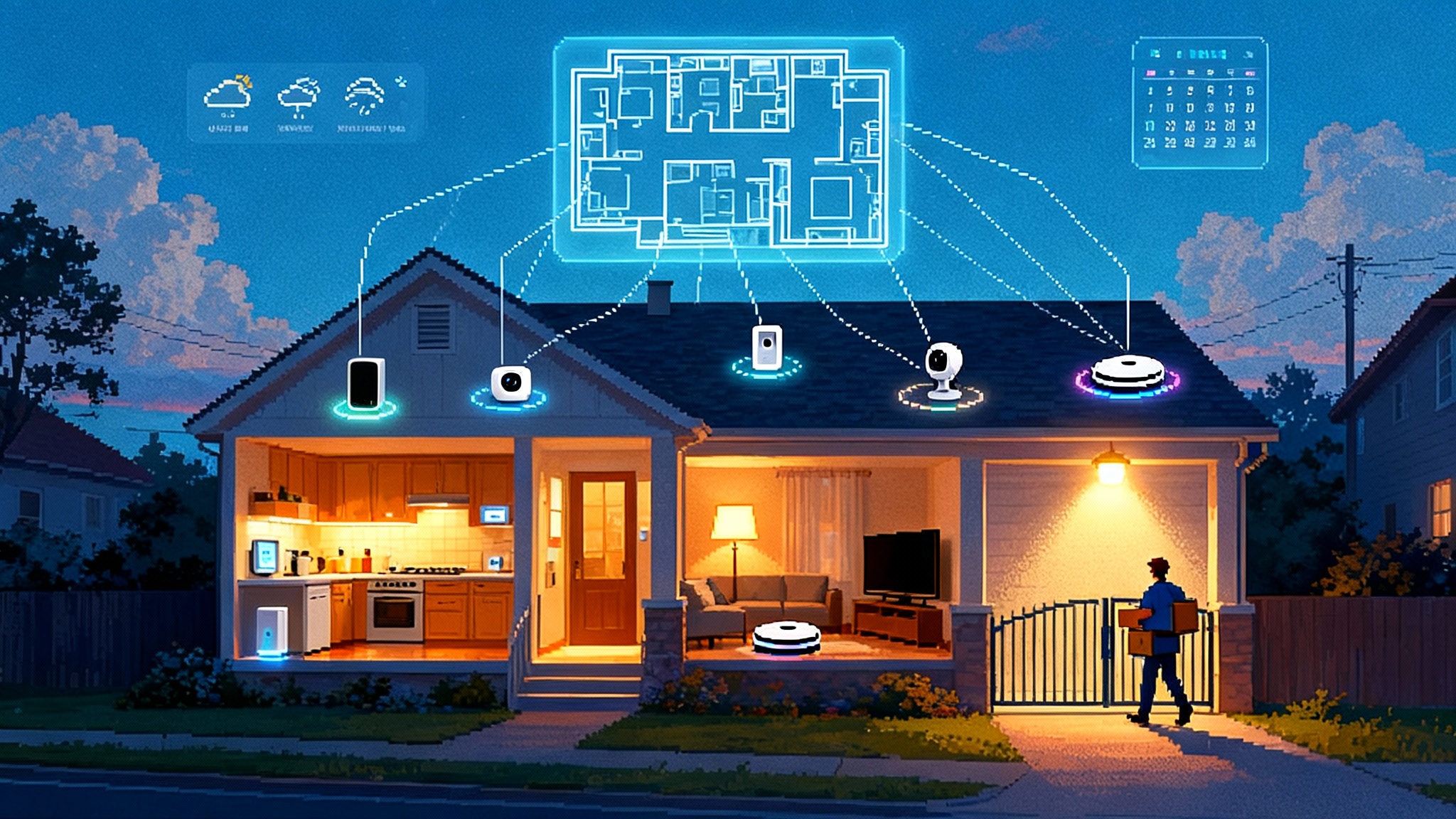 When the House Starts to Think: Ambient Agents Move In