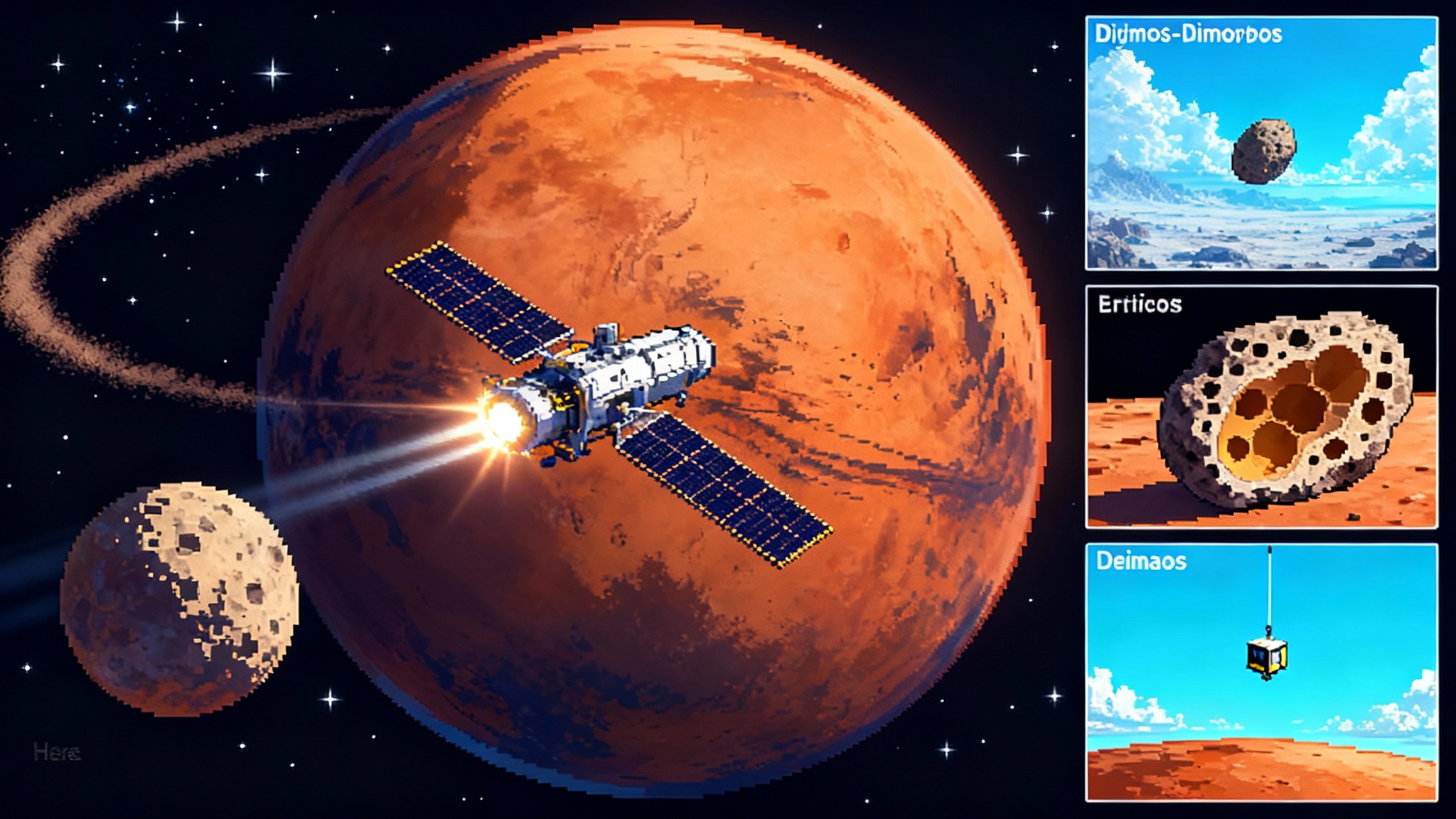 Hera’s Mars flyby sets up the first close-up of a deflected asteroid