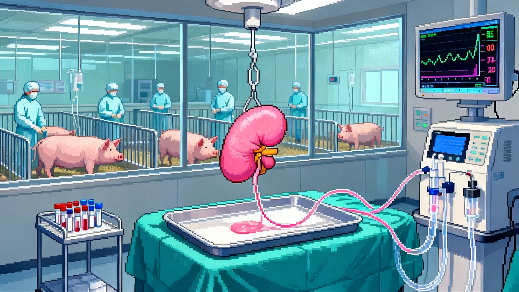 Pig Kidneys Arrive: 2025 Trials and the Healthspan Shift