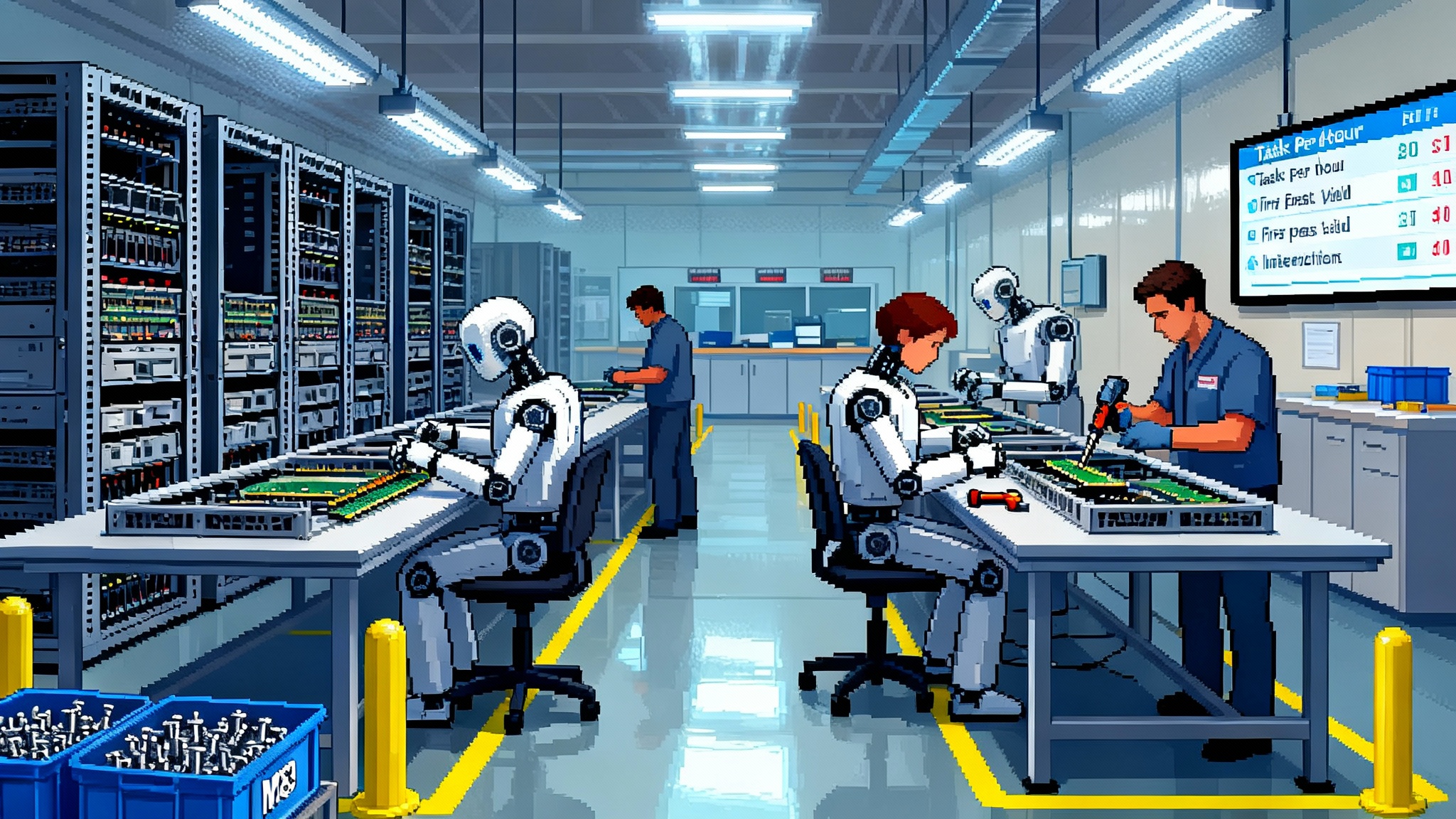 From Tokens to Torque: Humanoids Clock In at Factories