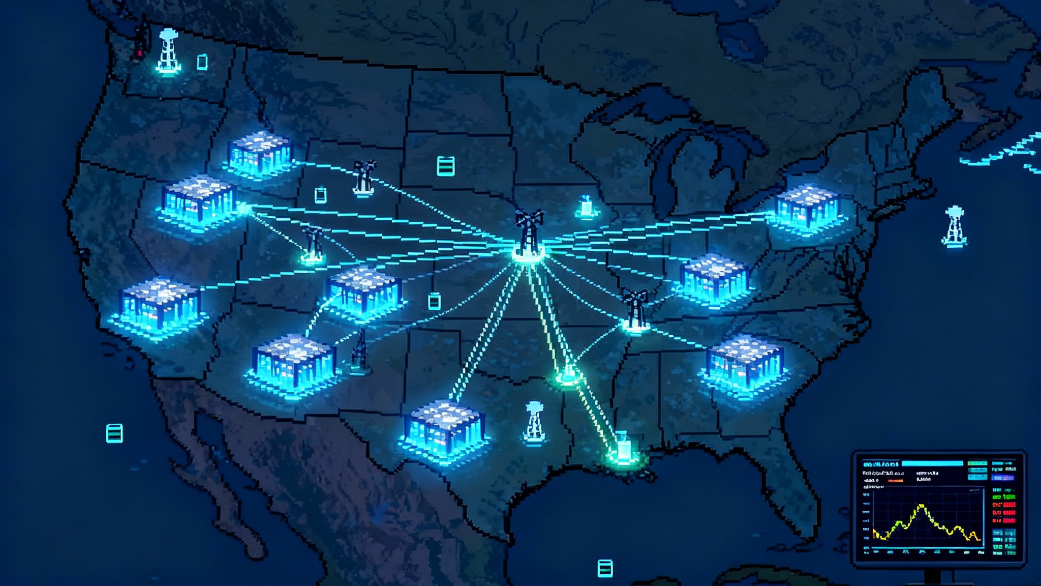 Inside AI’s Power Land Rush Rewriting U.S. Grid Plans