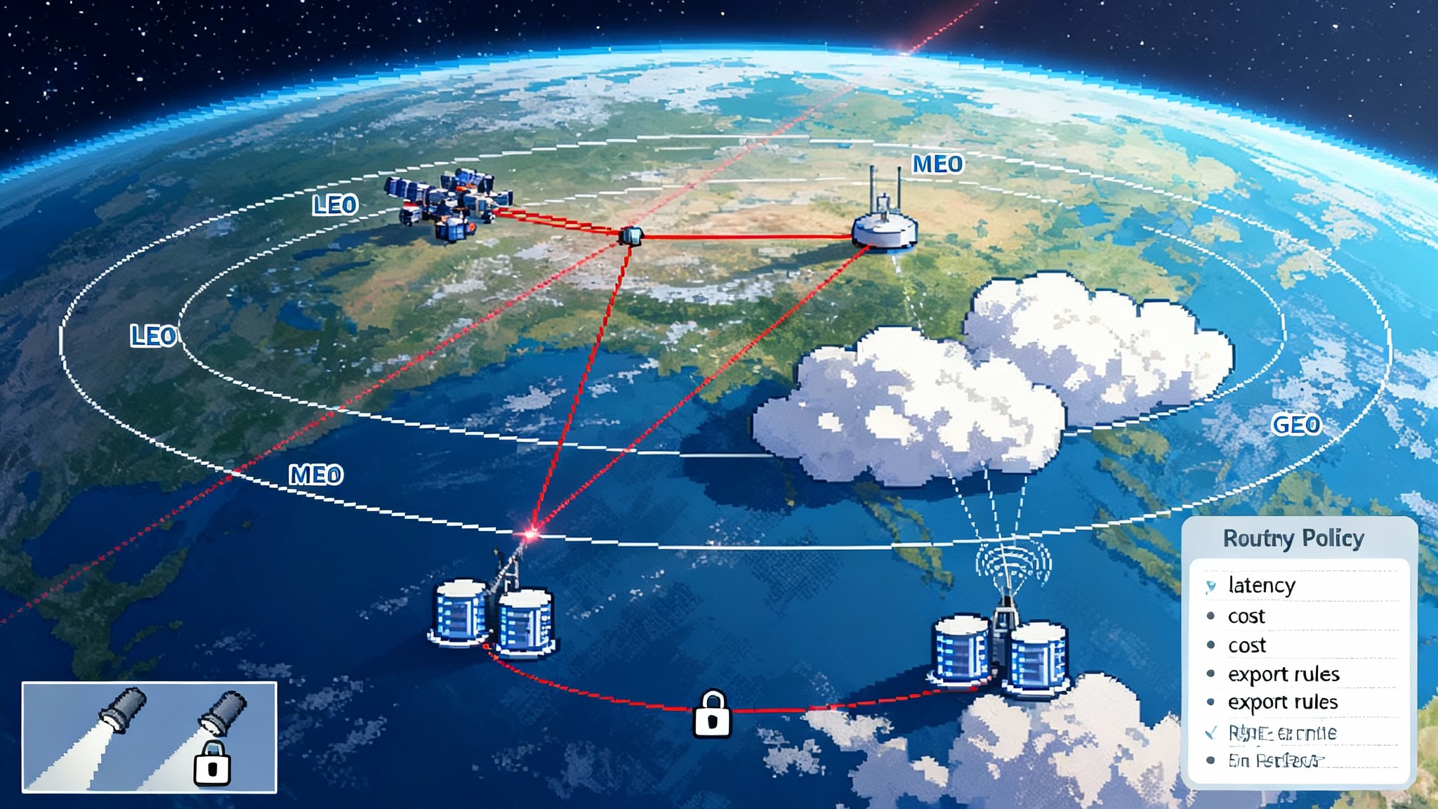 Space's new middle mile: optical links go multi-orbit